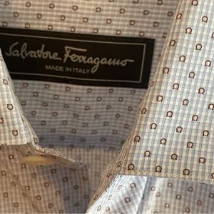 Salvatore Ferragamo Long Sleeve Men’s Shirt Sz M